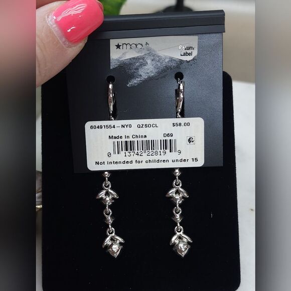 Authentic NWT Givenchy Swarovski Crystal Drop Earring with Unbranded Box - Picture 9 of 9